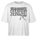 JEH MIR NICH UFFN SENKEL-Frauen Boxy Bio-T-Shirt II - Weiß meliert