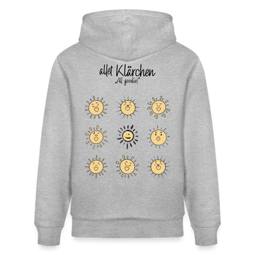 ALLET KLÄRCHEN-Unisex Bio-Hoodie - Grau meliert