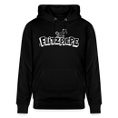 Unisex Bio-Hoodie mit dem Original Berliner Spruch - Flitzpiepe - Schwarz