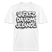 VAFATZ DA VOM JELÄNDE-RELAXED FIT Unisex BIO T-Shirt-hell - Weiß