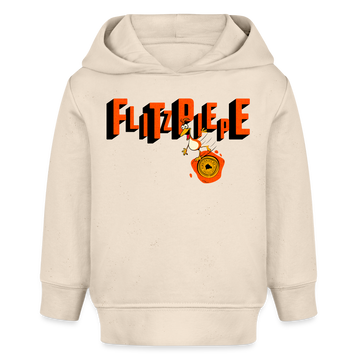 FLITZPIEPE - Bio Hoodie BABY - Naturweiß