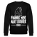 FRÜHER WAR ALLET LEICHTER-ICK OOCH-Unisex Bio-Sweatshirt - Schwarz