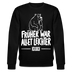 FRÜHER WAR ALLET LEICHTER-ICK OOCH-Unisex Bio-Sweatshirt - Schwarz