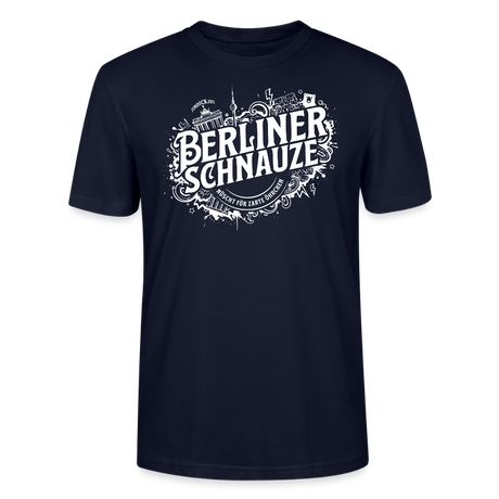 BERLINER SCHNAUZE-Unisex T-Shirt BIO - Navy