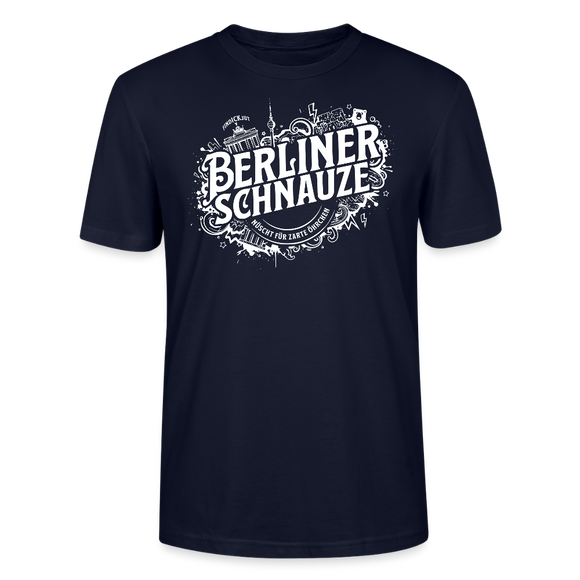 BERLINER SCHNAUZE-Unisex T-Shirt BIO - Navy