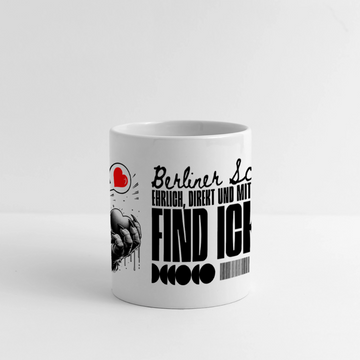 Berlin Souvenir-FIND ICK JUT-Panoramatasse - Weiß