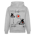 BERLINER KNORKE-Unisex Bio-Hoodie - Grau meliert