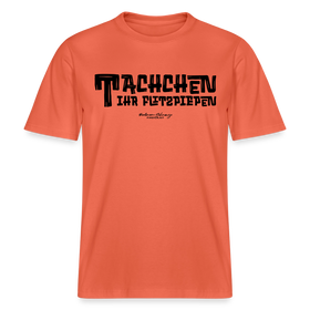 Berliner Begrüssung-TACHCHEN IHR FLITZPIEPEN- RELAXED FIT Unisex Organic T-Shirt - Hellrot
