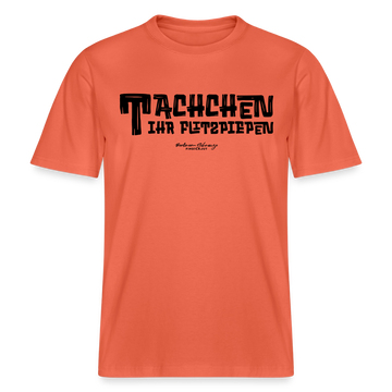 Berliner Begrüssung-TACHCHEN IHR FLITZPIEPEN- RELAXED FIT Unisex Organic T-Shirt - Hellrot