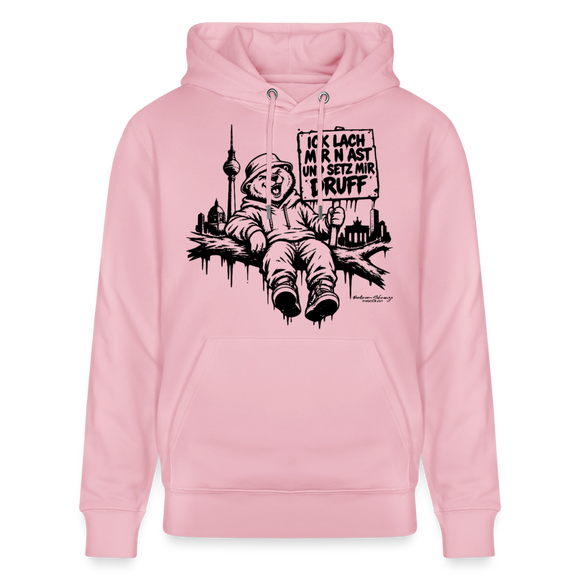 ICK LACH MIR N AST - Unisex Bio-Hoodie mit Berliner Berlin - Hellrosa
