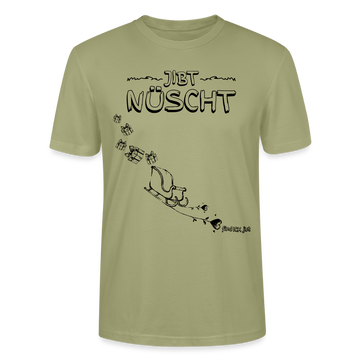 Weihnachten in Berlin 25-JIBT NÜSCHT-Unisex T-Shirt Bio - Nebelgrün