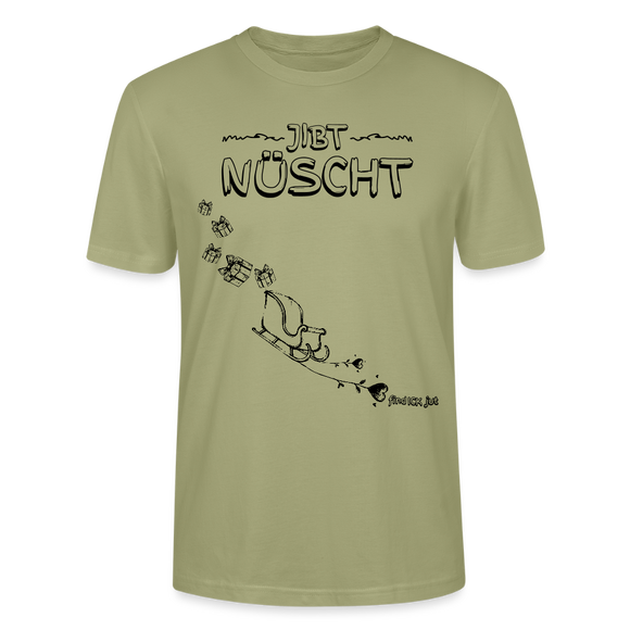 Weihnachten in Berlin 25-JIBT NÜSCHT-Unisex T-Shirt Bio - Nebelgrün