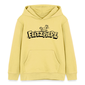 FLITZPIEPE-Kinder Bio-Hoodie 2026 - Gelb Viva 