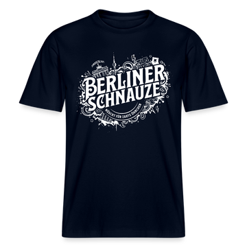 BERLINER SCHNAUZE-RELAXED FIT Unisex BIO T-Shirt - Navy