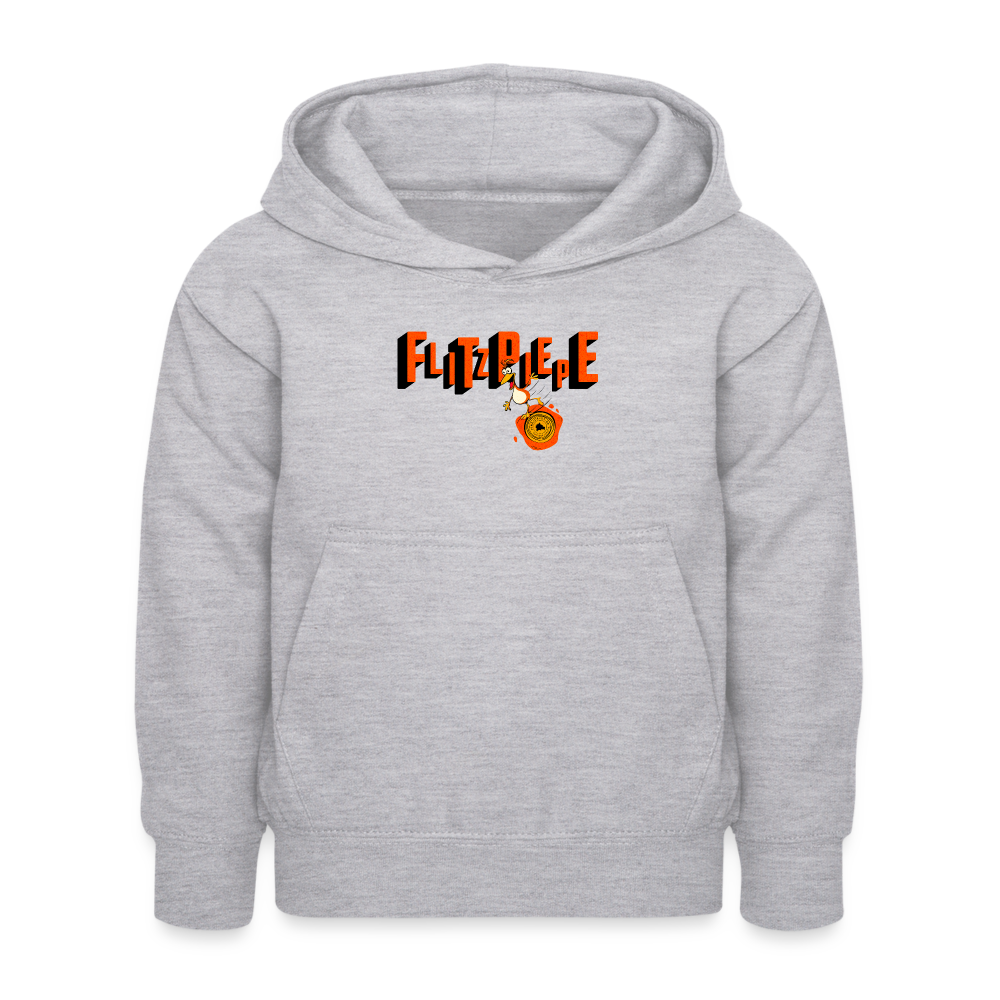 FLITZPIEPE - Kinder Hoodie - Hellgrau meliert