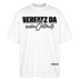 VERFATZ DA VOM JELÄNDE-Oversized Unisex Bio T-Shirt - Weiß