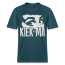 KIEK MA - Relaxed Fit Unisex Bio-T-Shirt Sparker - Dunkles Petrol