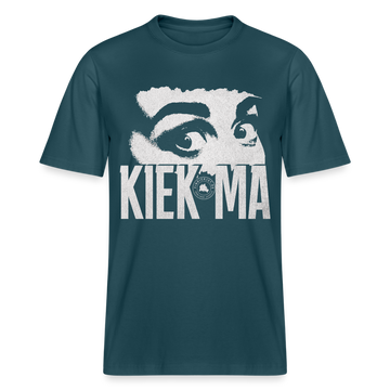 KIEK MA - Relaxed Fit Unisex Bio-T-Shirt Sparker - Dunkles Petrol