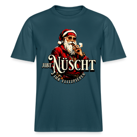 JIBT NÜSCHT IHR FLITZPIEPEN - Relaxed Fit Unisex Bio-T-Shirt - Dunkles Petrol