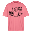 Berlin Souvenir mit Spruch-NEESE-Oversized Unisex Bio T-Shirt - Pink 
