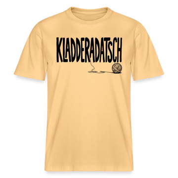 Dit Berliner Chaos Shirt-KLADDERADATSCH- RELAXED FIT Unisex Organic T-Shirt - Hellgelb