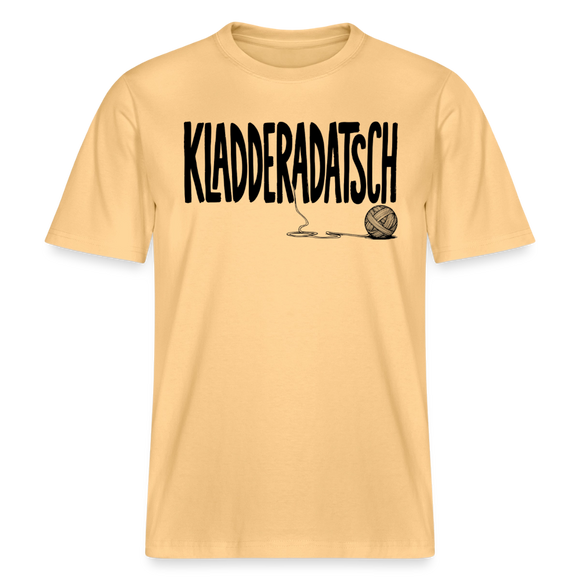 Dit Berliner Chaos Shirt-KLADDERADATSCH- RELAXED FIT Unisex Organic T-Shirt - Hellgelb