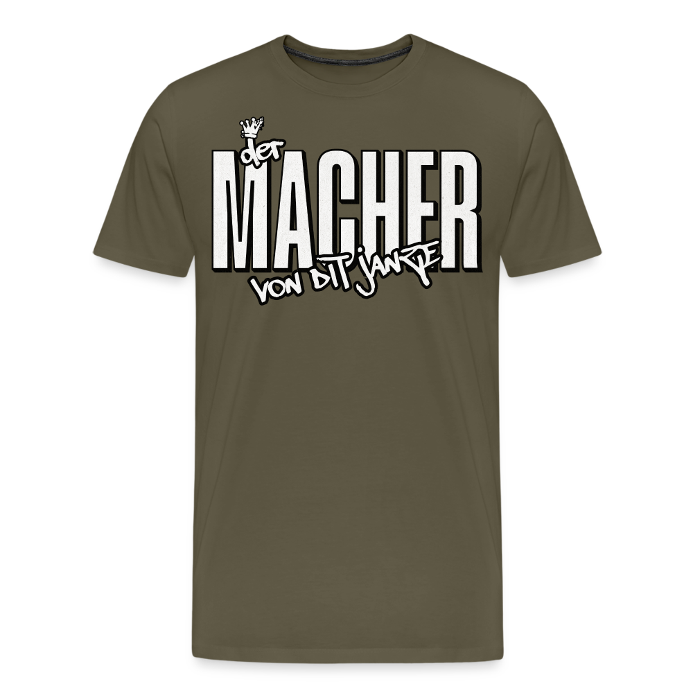 DER MACHER VON DIT JANZE - Männer Premium T-Shirt - Khaki