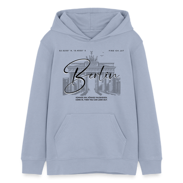 BERLIN-Teenager Bio-Hoodie - Lavendel-Violett
