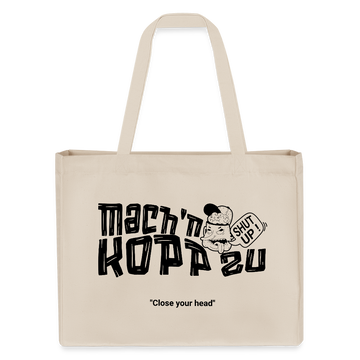 MACH N KOPP ZU-Einkaufstasche - Naturweiß