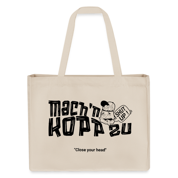 MACH N KOPP ZU-Einkaufstasche - Naturweiß