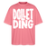 DOLLET DING-Dit Berlin Shirt mit Kodderschnauze-Oversized Unisex Bio - Pink 