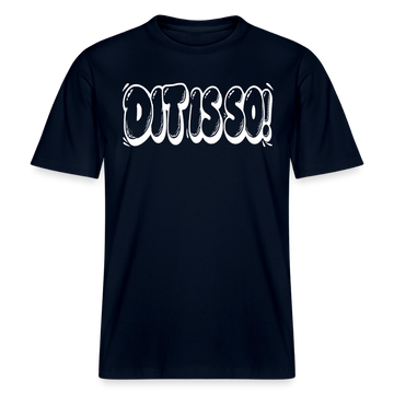 Berlin Shirt-DIT IS SO!-RELAXED FIT Unisex Organic T-Shirt - Navy