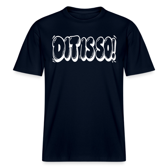 Berlin Shirt-DIT IS SO!-RELAXED FIT Unisex Organic T-Shirt - Navy