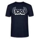 ICKE-Unisex T-Shirt mit Berliner Schnauze - Navy