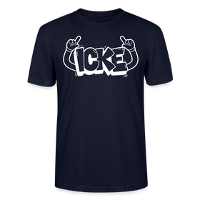 ICKE-Unisex T-Shirt mit Berliner Schnauze - Navy