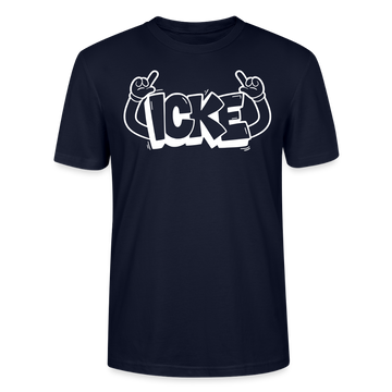 ICKE-Unisex T-Shirt mit Berliner Schnauze - Navy