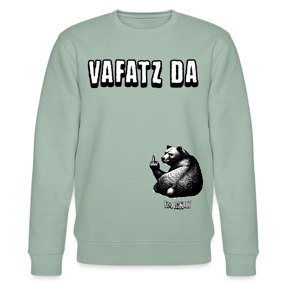 VAFATZ DA-Unisex Bio-Sweatshirt - Helles Graugrün