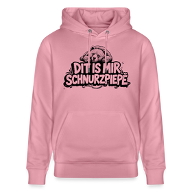 Berliner Bär-Unisex Bio-Hoodie-DIT IS MIR SCHNURZPIEPE - Lila Traum