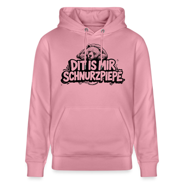 Berliner Bär-Unisex Bio-Hoodie-DIT IS MIR SCHNURZPIEPE - Lila Traum