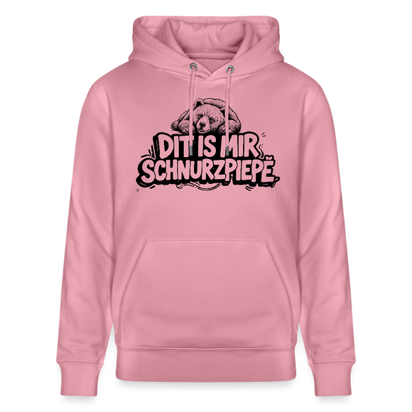 Berliner Bär-Unisex Bio-Hoodie-DIT IS MIR SCHNURZPIEPE - Lila Traum