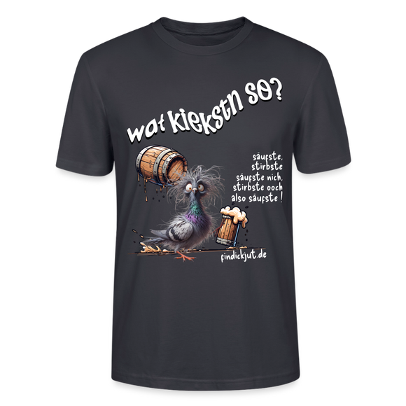 KIEKSTN SO?-Unisex T-Shirt II - Dunkles Graublau