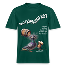 WAT KIEKSTN SO?-Relaxed Fit Unisex Bio-T-Shirt II - Forest