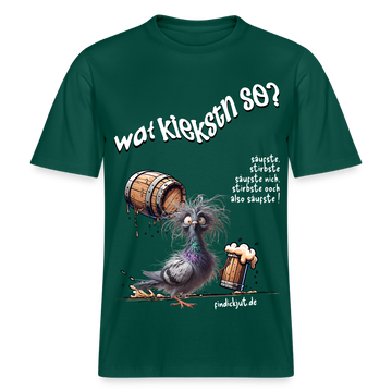 WAT KIEKSTN SO?-Relaxed Fit Unisex Bio-T-Shirt II - Forest
