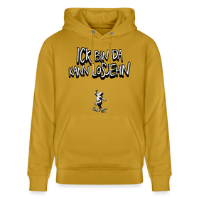 ICK BIN DA-Unisex Bio-Hoodie - Ocker