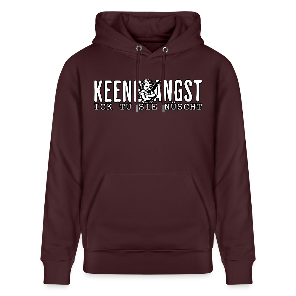 ICK TU SIE NÜSCHT - Unisex Bio-Hoodie - Maroon