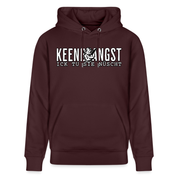 ICK TU SIE NÜSCHT - Unisex Bio-Hoodie - Maroon