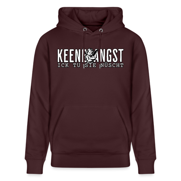 ICK TU SIE NÜSCHT - Unisex Bio-Hoodie - Maroon