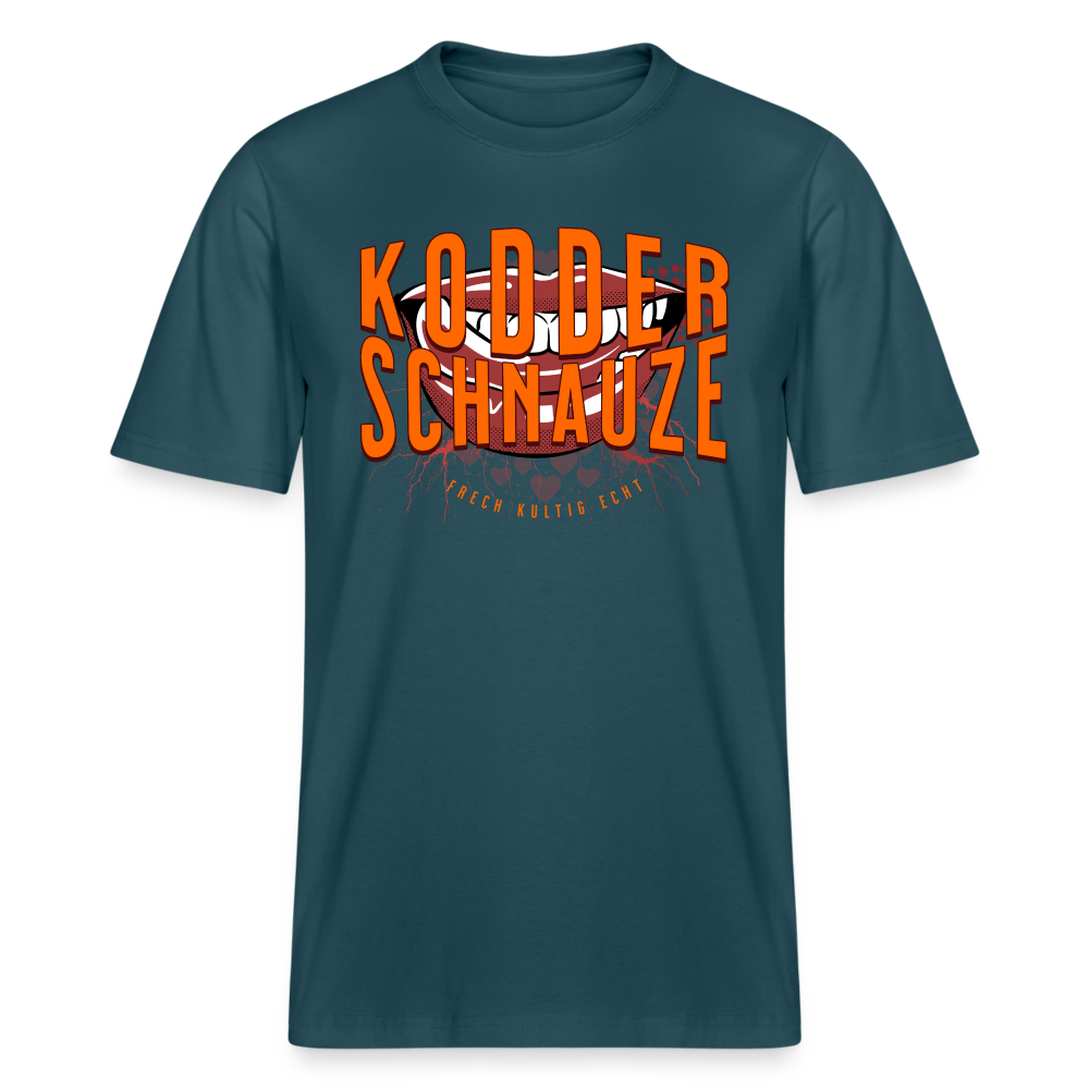 KODDERSCHNAUZE - Relaxed Fit Unisex Bio-T-Shirt - Dunkles Petrol