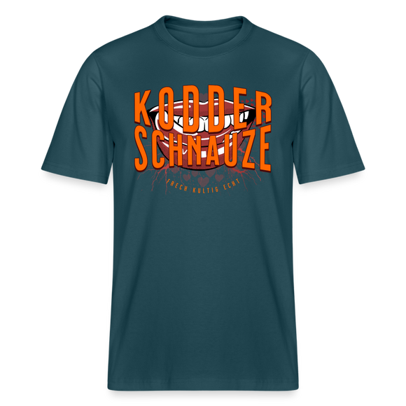 KODDERSCHNAUZE - Relaxed Fit Unisex Bio-T-Shirt - Dunkles Petrol