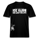 ICK GLOOB MIR LAUST DER AFFE-Relaxed Fit Unisex Bio-T-Shirt II - Schwarz